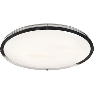 Solero Oval LED 18 inch Chrome Flush Mount Ceiling Light
