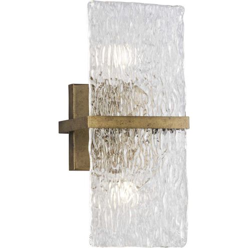 Chevall 2 Light 7 inch Gold Ombre Wall Sconce Wall Light, Design Series