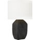 Hable Sybert 27.5 inch 9.00 watt Rough Black Ceramic Table Lamp Portable Light