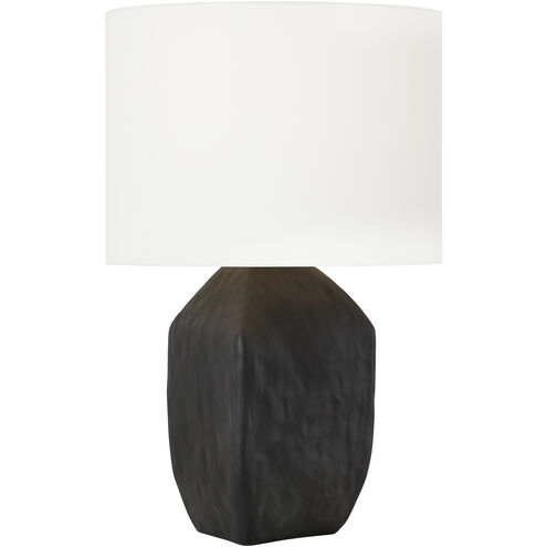 Hable Sybert 27.5 inch 9.00 watt Rough Black Ceramic Table Lamp Portable Light