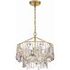 Elsa 1 Light 15 inch Antique Gold Chandelier Ceiling Light