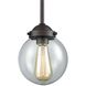 Beckett 1 Light 6 inch Oil Rubbed Bronze Mini Pendant Ceiling Light