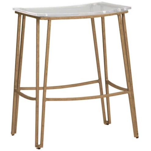 Pierce 24.5 inch Antique Gold Bar Counter Stool