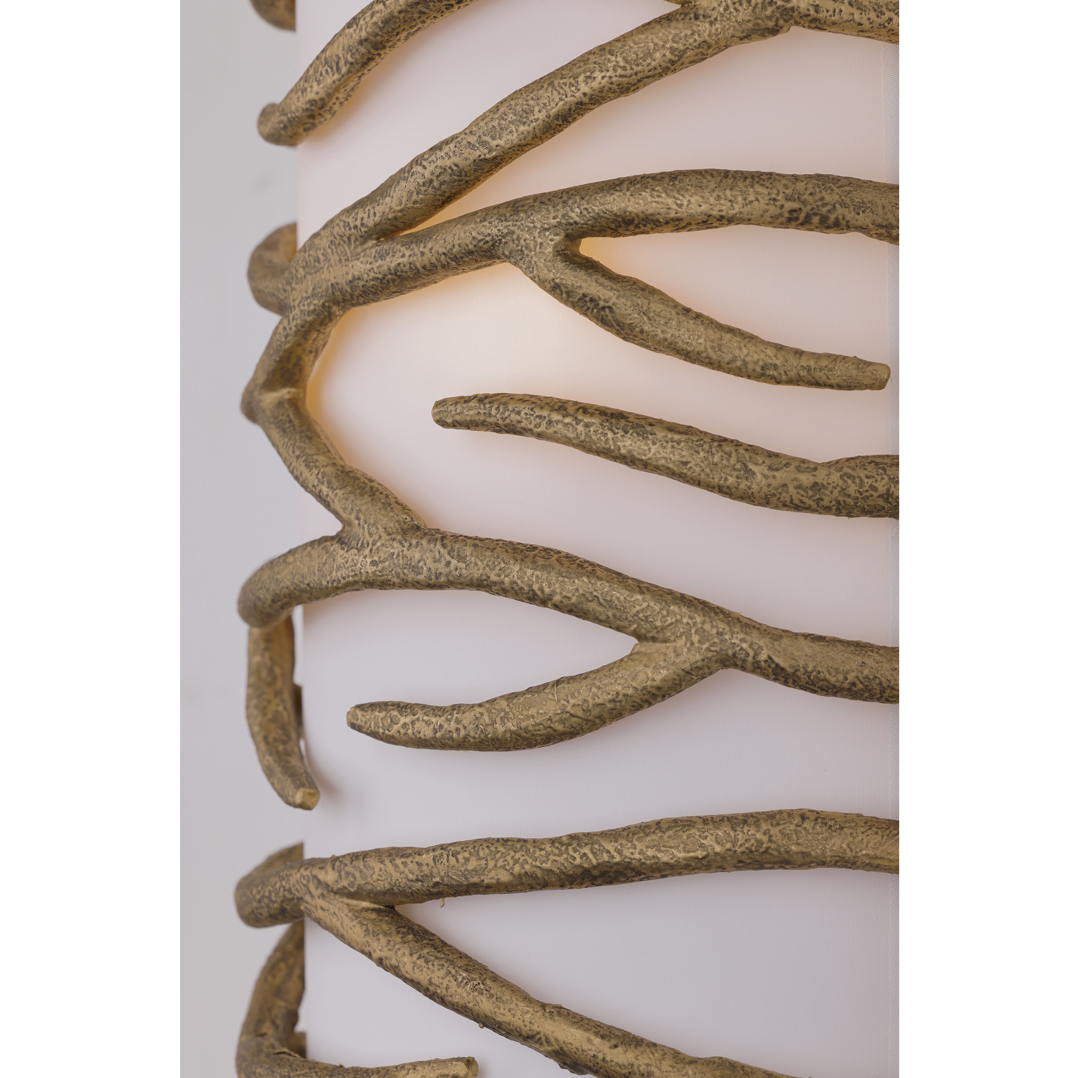 Branch Reality 2 Light 11 inch Textured Ashen Gold Wall Sconce Wall Light
