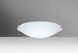 Trio 12 LED 12 inch Polished Nickel Flush Mount Ceiling Light in White Glass