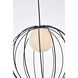 Wetzel 1 Light 16 inch Black Pendant Ceiling Light