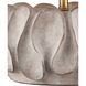 Weststrand 20.25 inch 100 watt Gray/Dark Gray/Brown/Light Antique Brass Table Lamp Portable Light