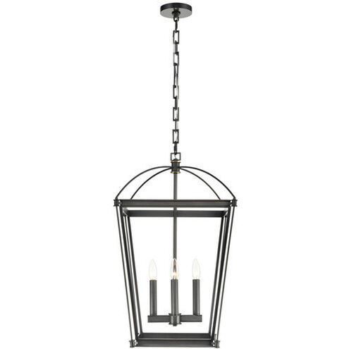 Manor 4 Light 16.5 inch Urban Bronze Pendant Ceiling Light