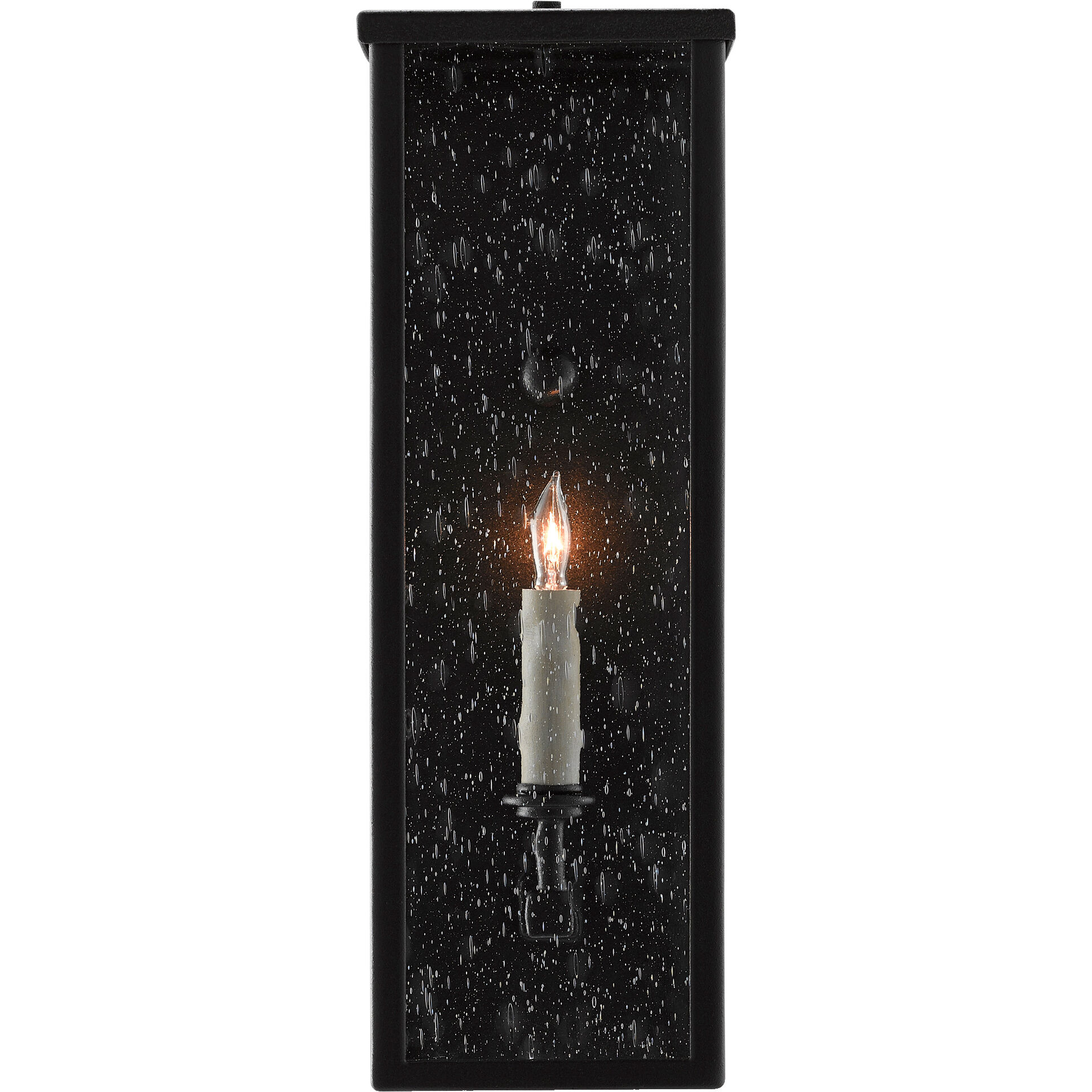 Tanzy 1 Light 18.38 inch Midnight Outdoor Wall Sconce, Small