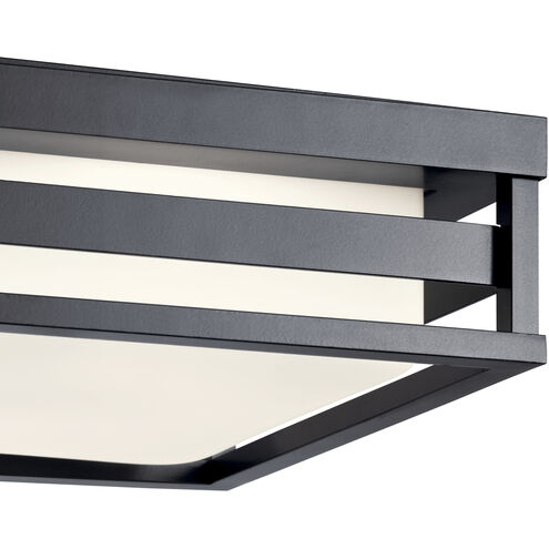 Ryler LED 12 inch Black Outdoor Flush & Semi Flush Mt