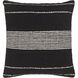 Ontario 22 inch Black Pillow Kit in 22 x 22, Square