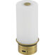 Gadabout 20 inch 2.8 watt Polished Brass Cordless Table Lamp Portable Light