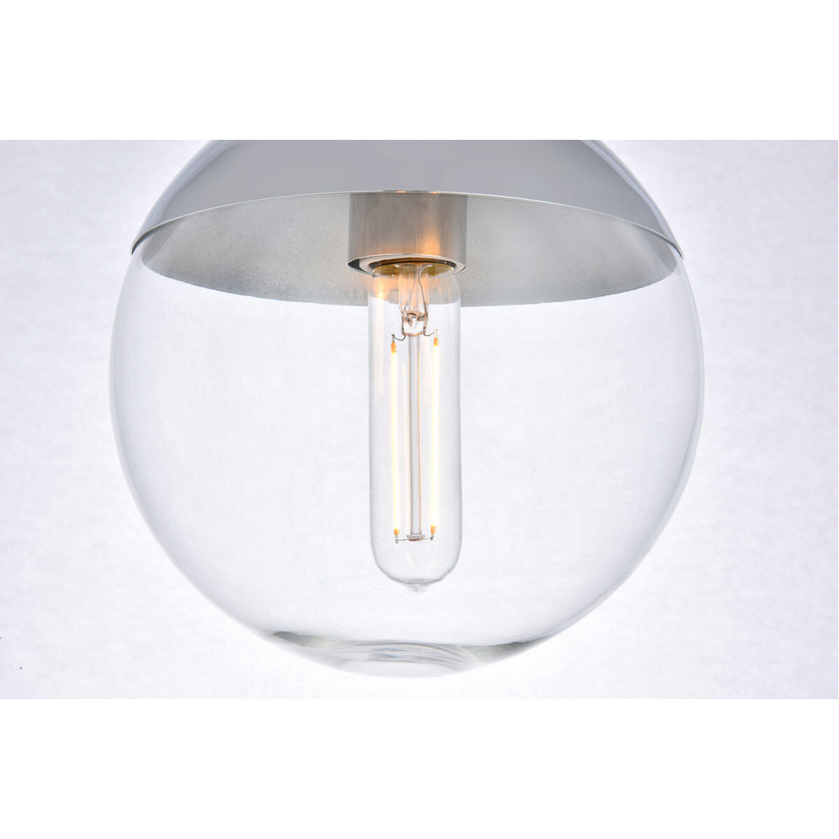 Oyster Bay 1 Light 8 inch Chrome Flush Mount Ceiling Light