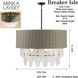 Breakers Isle 9 Light 32.63 inch Coal Pendant Ceiling Light