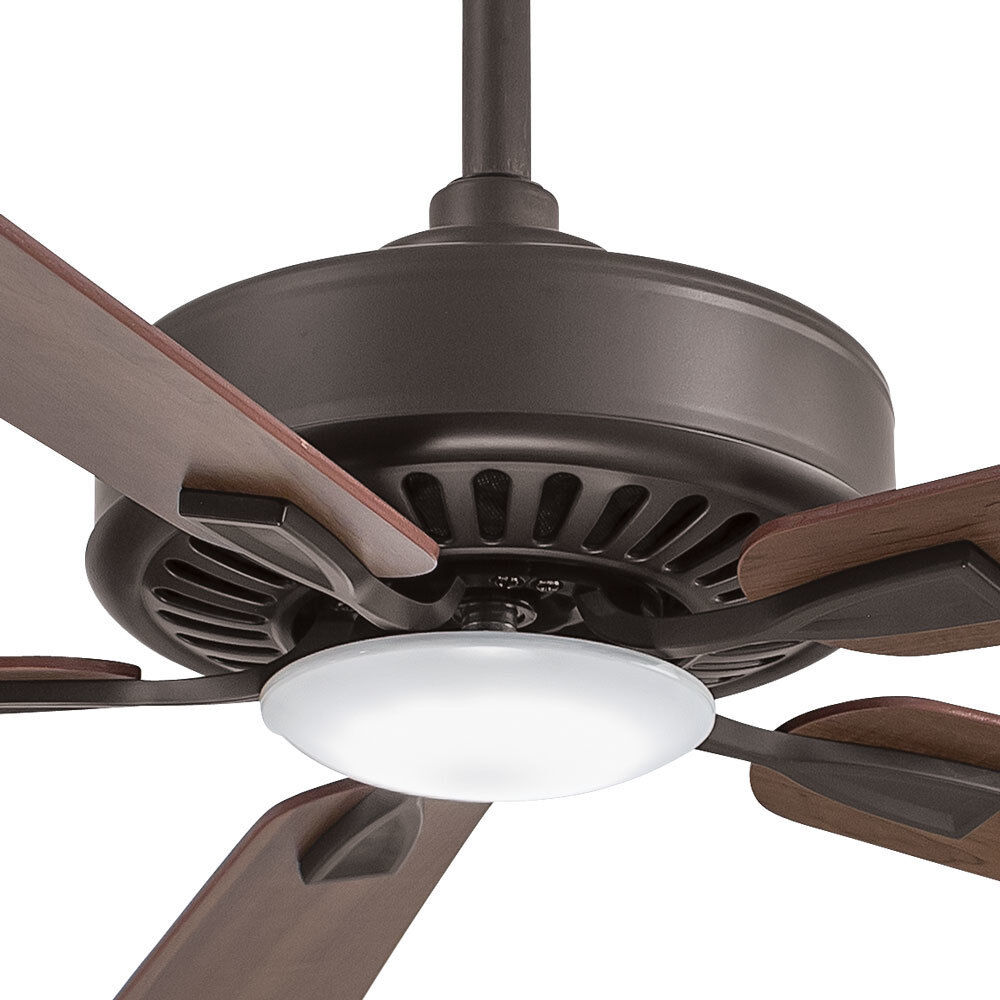 Contractor Plus 52 inch Oil Rubbed Bronze with Medium Maple/Dark Walnut Blades Ceiling Fan