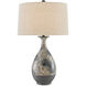 Frangipani 34 inch 150 watt Cream/Blue/Brown Table Lamp Portable Light
