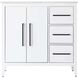 Millie 36 X 35 inch White Bathroom Vanity Cabinet