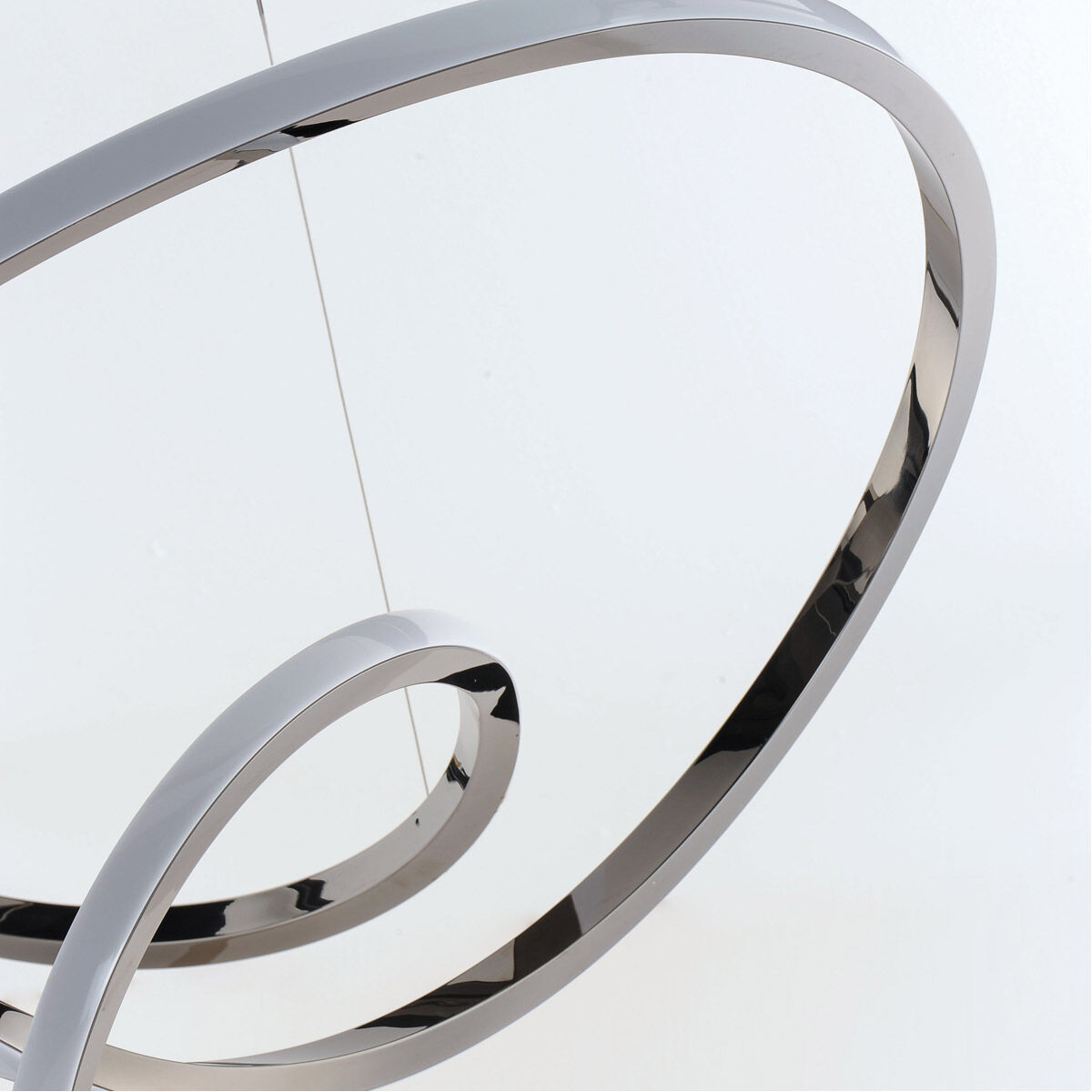 Perpetual LED 32 inch Black Chrome Single Pendant Ceiling Light