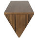 Tetramo 80 X 32 inch Dark Walnut Desk