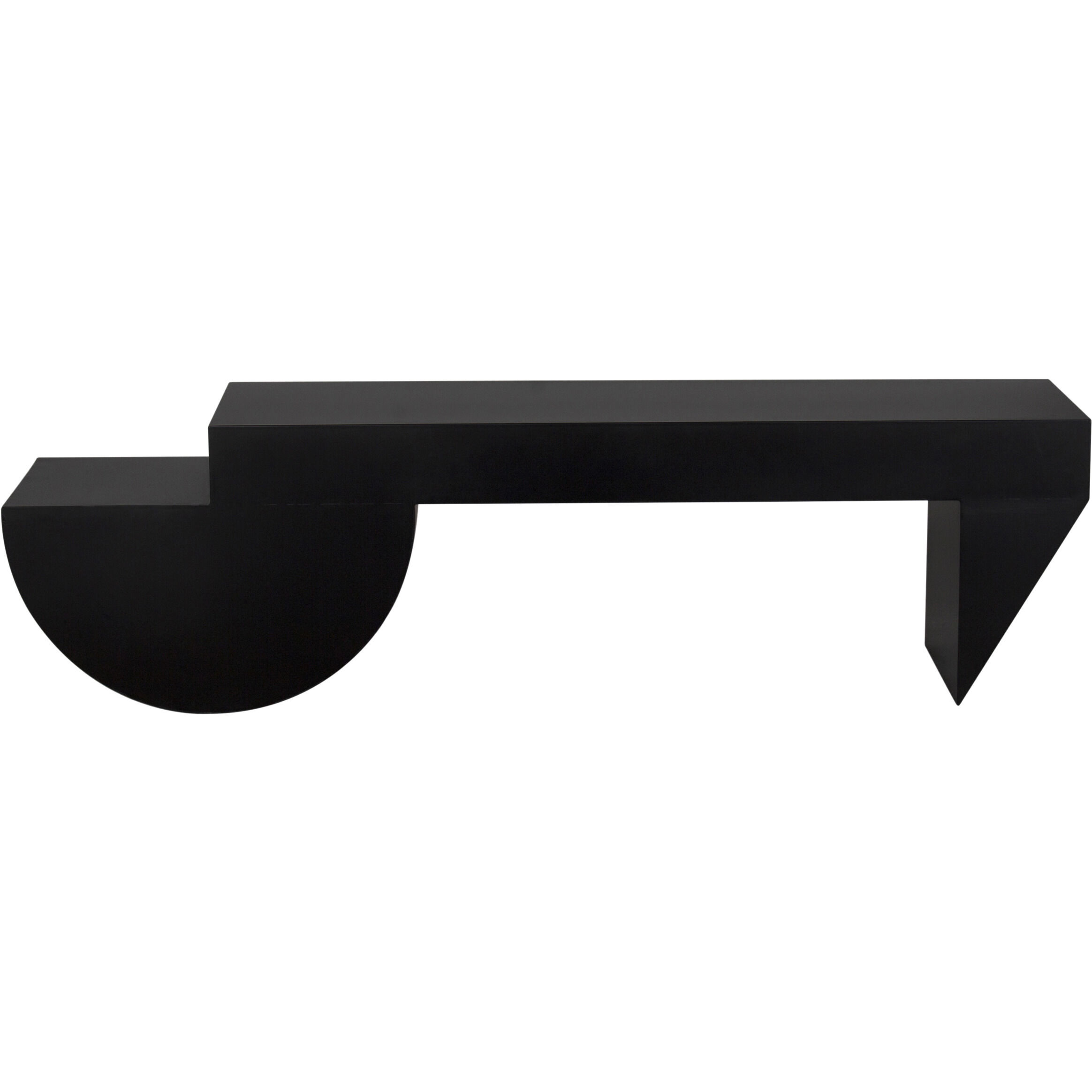 Leeroy 66 X 18 inch Matte Black Coffee Table/Bench