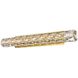 Valetta 1 Light 4 inch Gold Linear Wall Sconce Wall Light