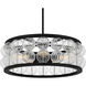 Terrarock 5 Light 23 inch Matte Black Pendant Ceiling Light, Large