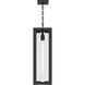 Calen 1 Light 8 inch Textured Black Outdoor Pendant