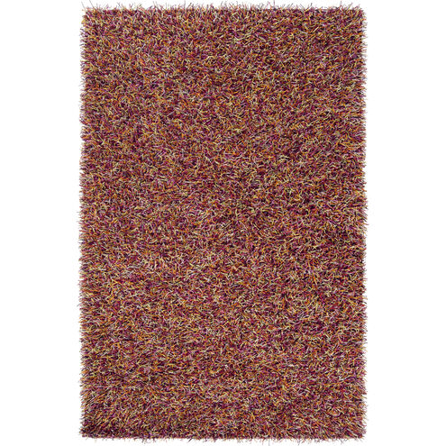 Roscoe 36 X 24 inch Garnet, Saffron, Dark Purple Rug