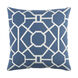 Kingdom 18 X 18 inch Denim Pillow Cover, Square
