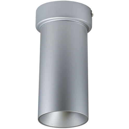 iLENE LED 4.38 inch Silver with Silver Surface Mount Mini Cylinder Ceiling Light in 1500, 3000K