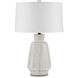 Dash 26.25 inch 150 watt White and Green Table Lamp Portable Light