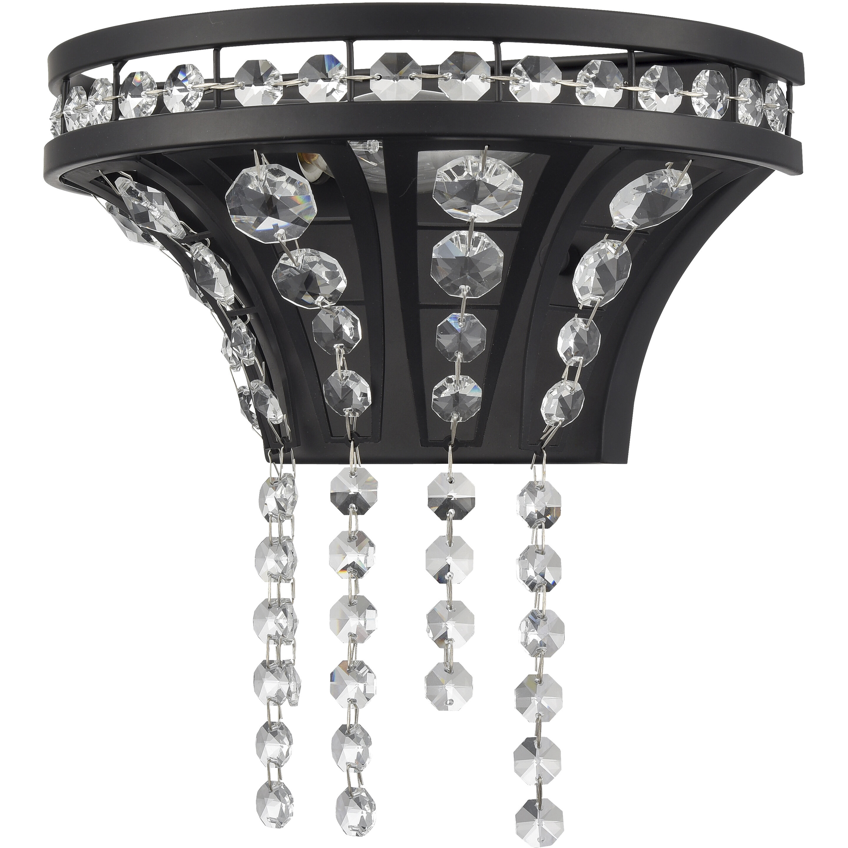 Fantania Sconce Wall Light in Matte Black