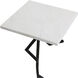 Lineform 24 X 11 inch White and Black Accent Table