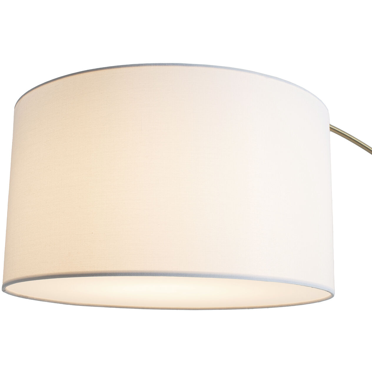 Taper 92 inch 14.00 watt Walnut and Weathered Brass Arc Floor Lamp Portable Light