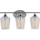 Elba 3 Light 19 inch Chrome Bath Vanity Wall Light