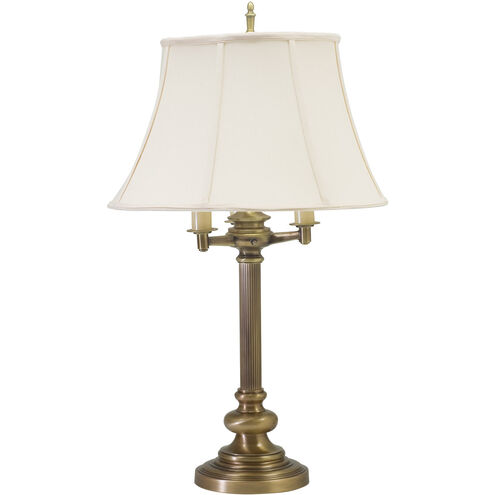 Newport 30 inch 150 watt Antique Brass Table Lamp Portable Light