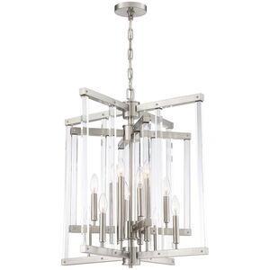 Regent 12 Light 24 inch Polished Nickel with Acrylic Chandelier Ceiling Light