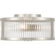 Ardezia 3 Light 11.75 inch Polished Nickel Flush Mount Ceiling Light