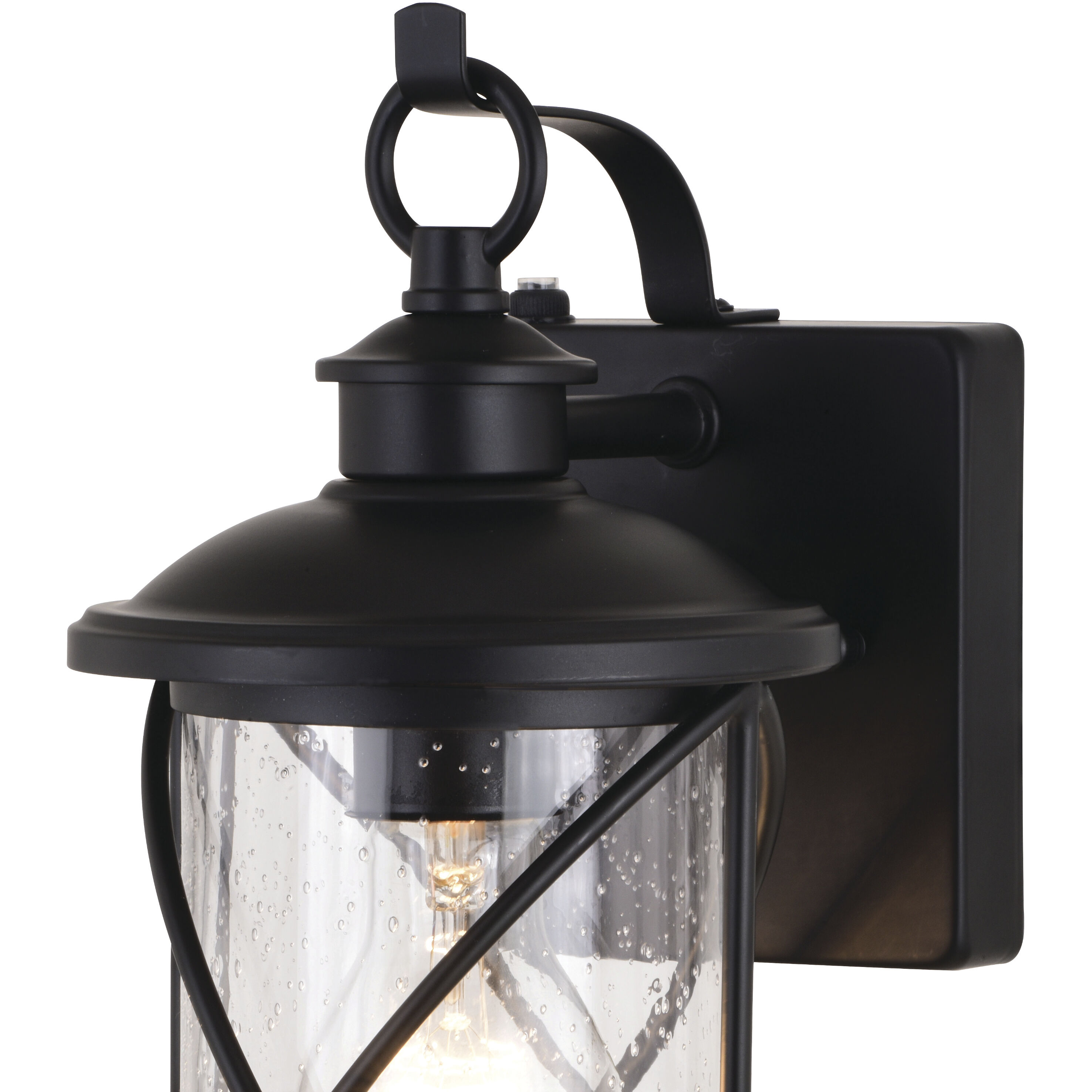 Adams LED 12 inch Black Outdoor Wall