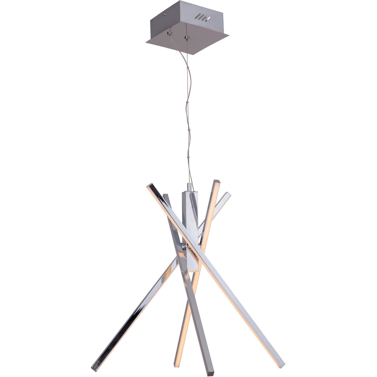 Pinnacle LED 28 inch Chrome Chandelier Ceiling Light