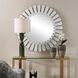 Miran 42.13 X 42.13 inch Antique Gold and White Glass Mirror