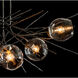 Griffin 6 Light 63 inch Dark Smoke Pendant Ceiling Light