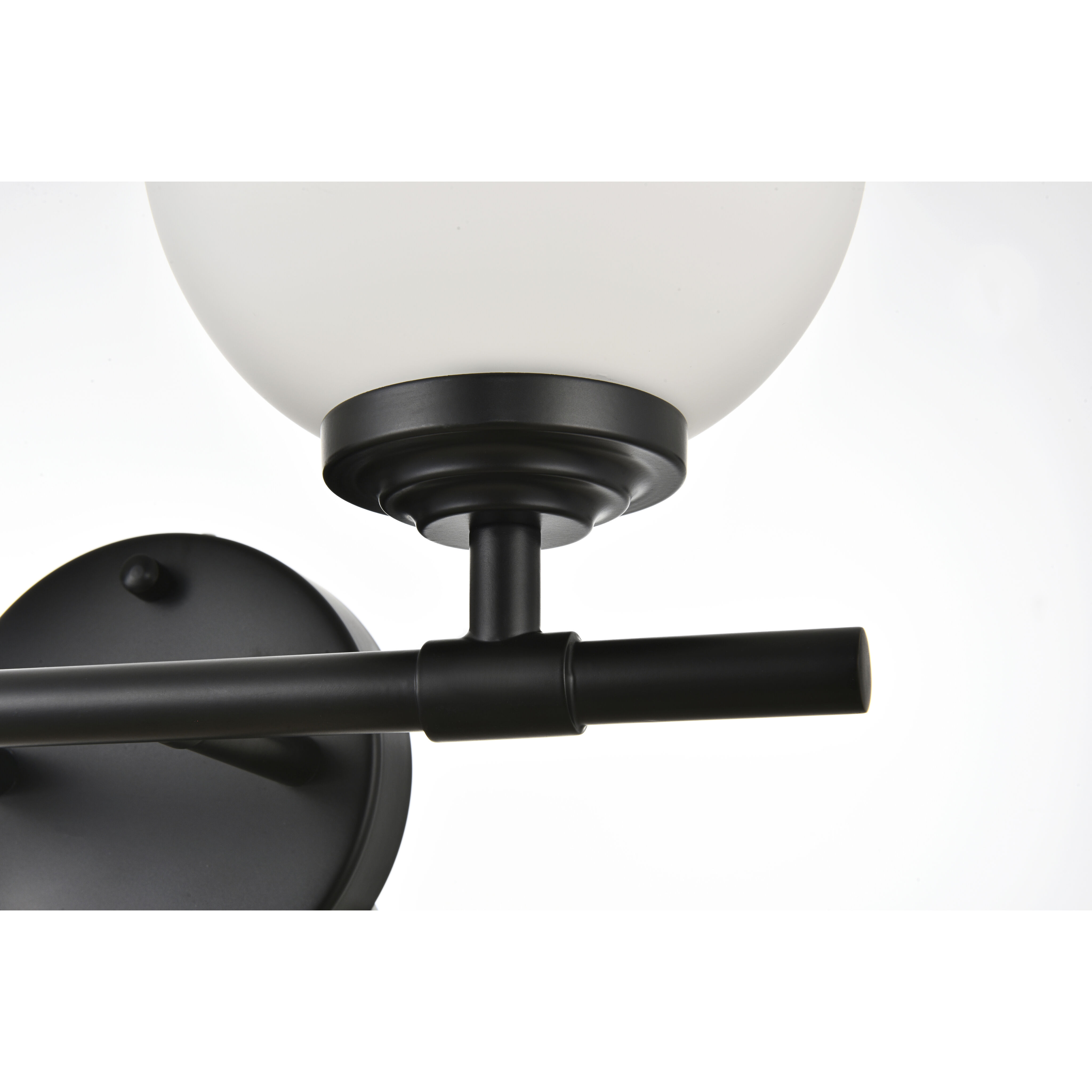 Ansley 2 Light 15 inch Black Bath Sconce Wall Light