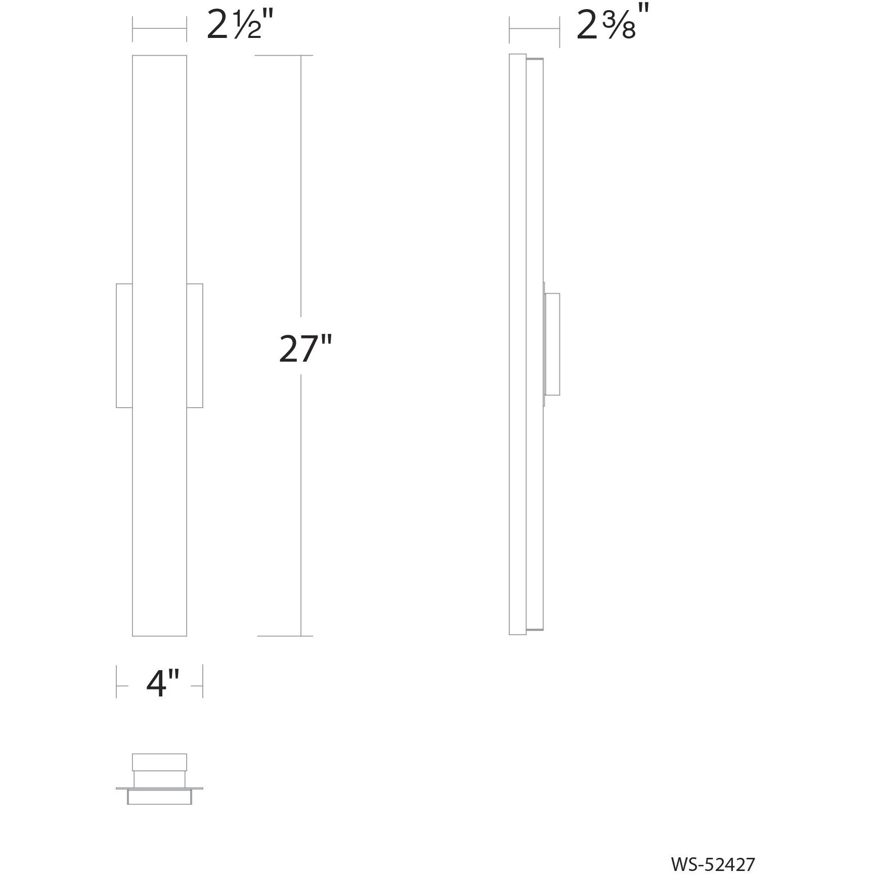 Lanza 1 Light 27 inch Aged Brass Bath Vanity Light Wall Light