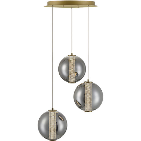Atomo LED 20.5 inch Gold Chandelier Ceiling Light