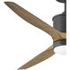 Hover 52 inch Matte Black with KOA Blades Fan