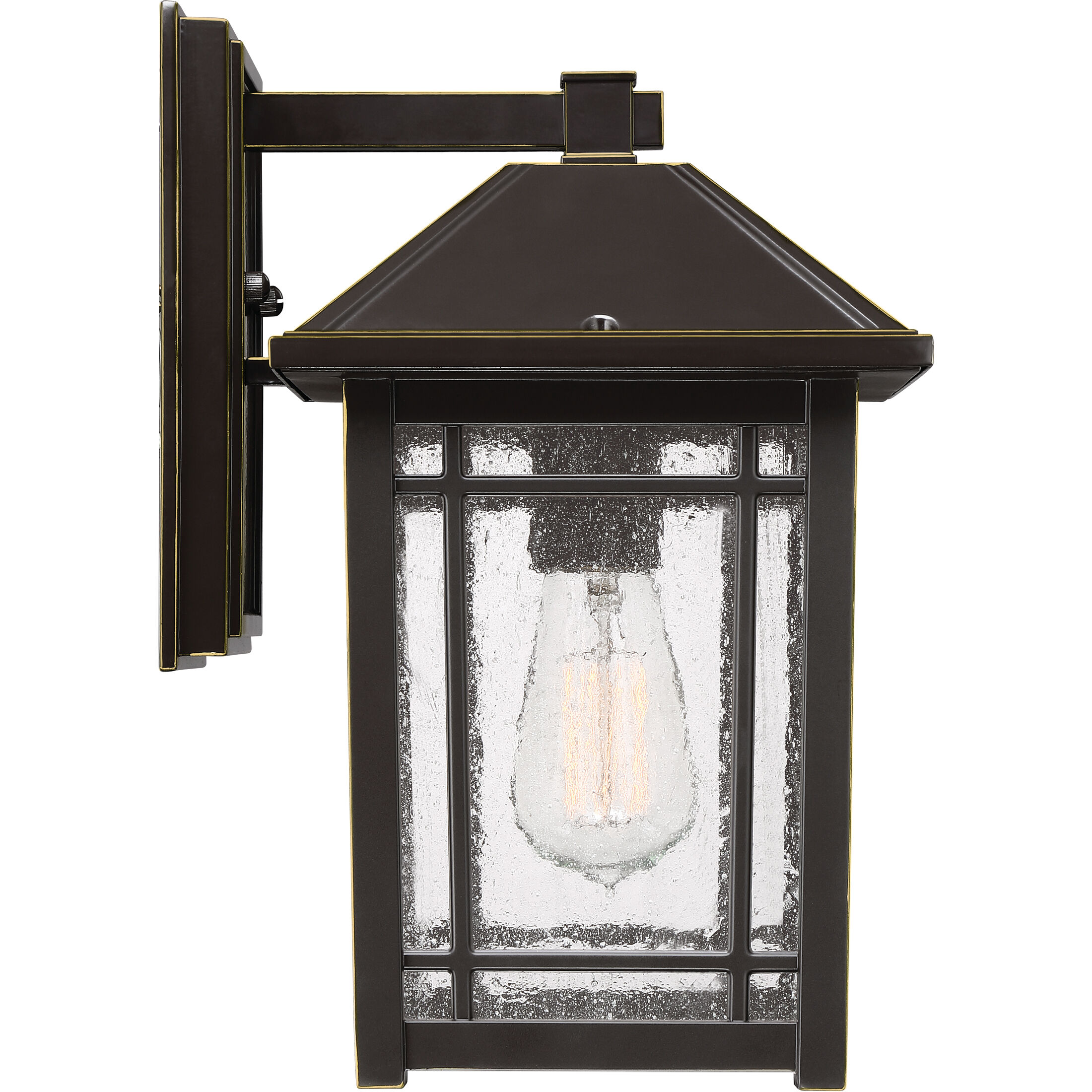 Cedar Point 1 Light 13 inch Palladian Bronze Outdoor Wall Lantern