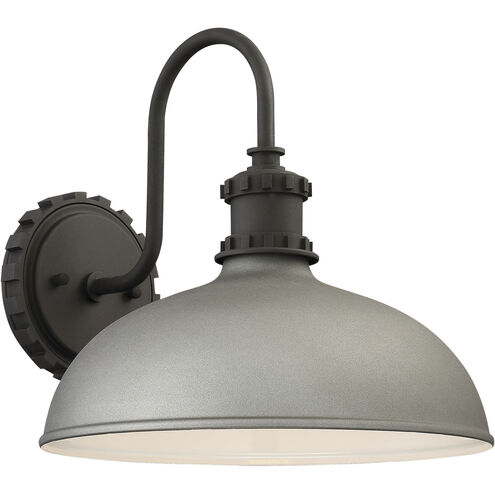 Escudilla 1 Light 12 inch Sand Silver Outdoor Wall Mount, Great Outdoors