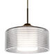 Belu 1 Light Bronze Cord Pendant Ceiling Light