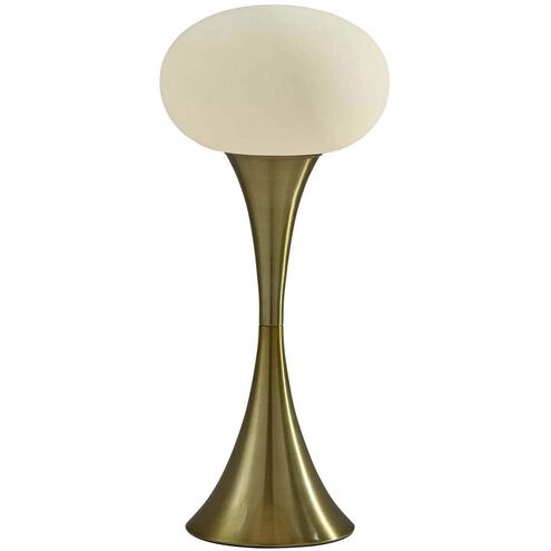Otis 19 inch 60.00 watt Antique Brass Table Lamp Portable Light